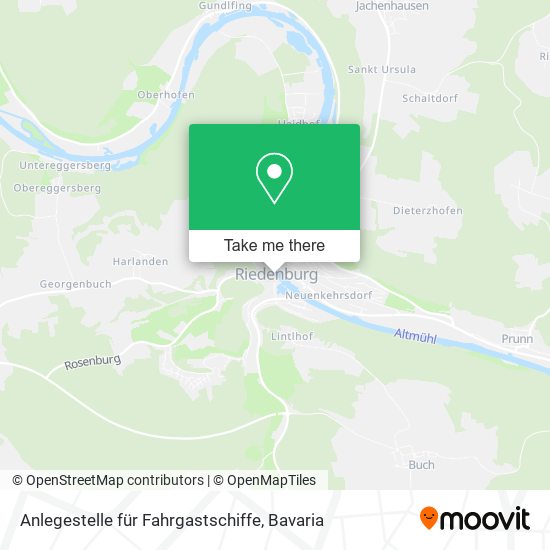 Карта Anlegestelle für Fahrgastschiffe