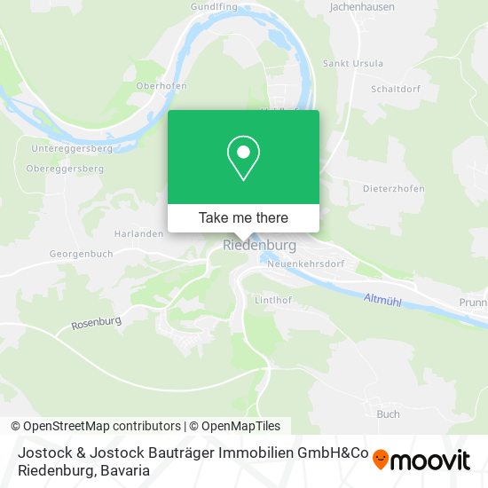 Карта Jostock & Jostock Bauträger Immobilien GmbH&Co Riedenburg