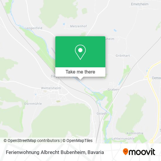 Карта Ferienwohnung Albrecht Bubenheim