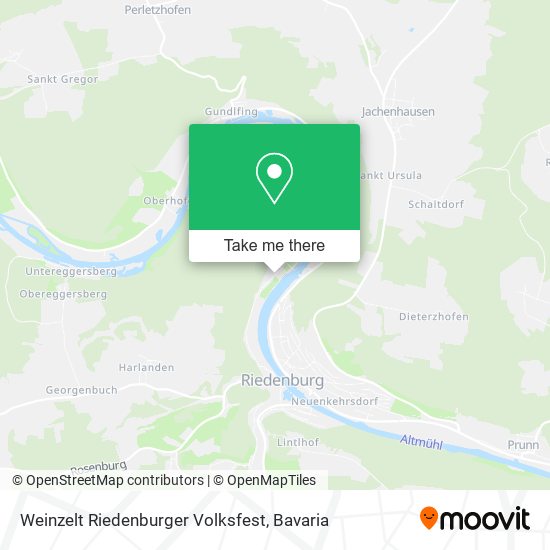 Weinzelt Riedenburger Volksfest map