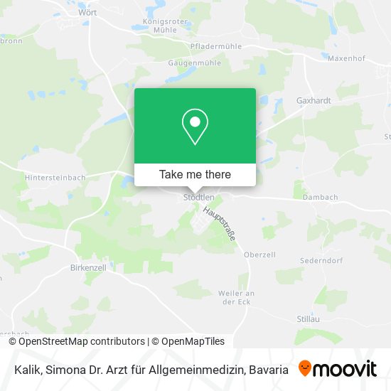 Kalik, Simona Dr. Arzt für Allgemeinmedizin map