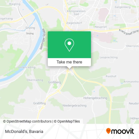 McDonald's map