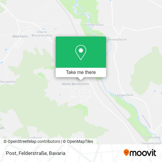 Post, Felderstraße map