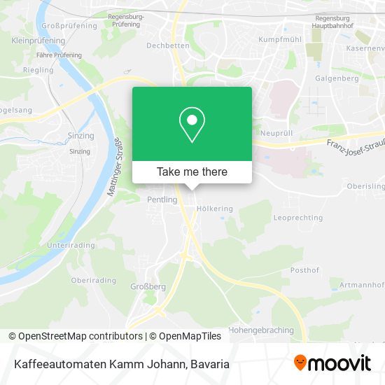 Kaffeeautomaten Kamm Johann map