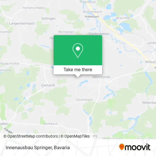 Карта Innenausbau Springer