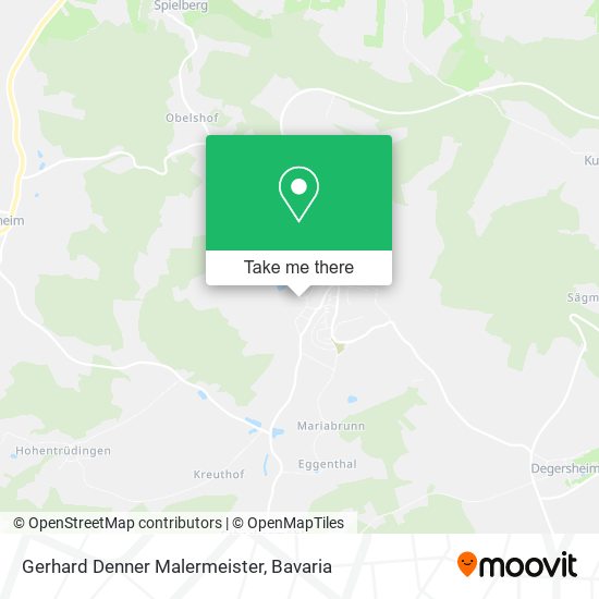 Gerhard Denner Malermeister map