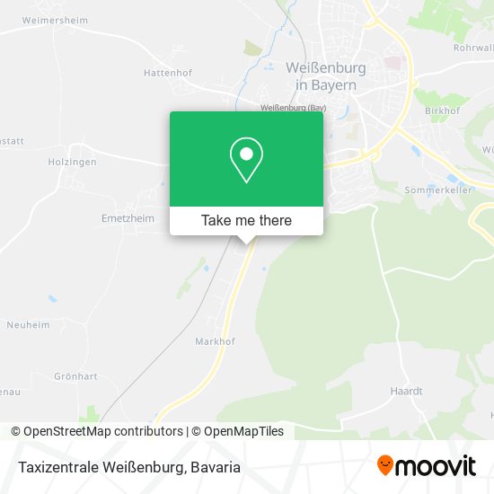 Taxizentrale Weißenburg map