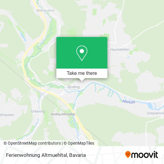 Ferienwohnung Altmuehltal map