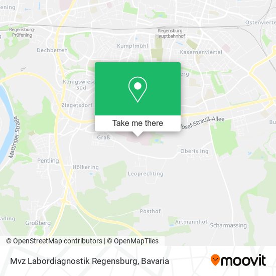 Mvz Labordiagnostik Regensburg map