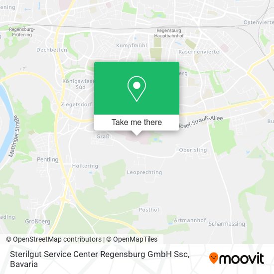 Карта Sterilgut Service Center Regensburg GmbH Ssc