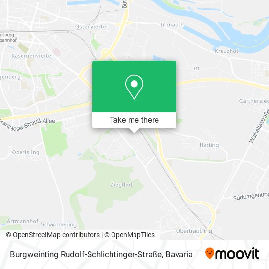 Карта Burgweinting Rudolf-Schlichtinger-Straße