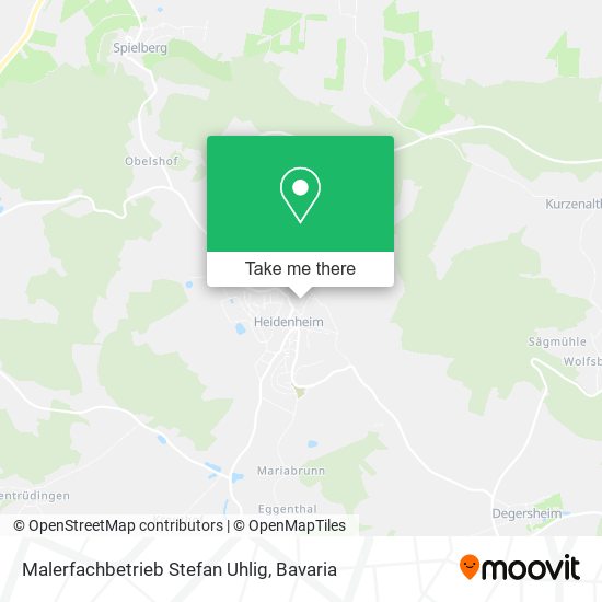 Malerfachbetrieb Stefan Uhlig map