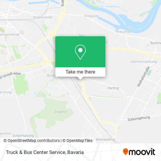 Truck & Bus Center Service map