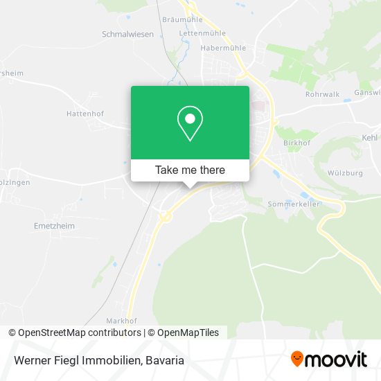 Werner Fiegl Immobilien map