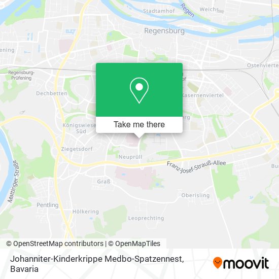 Johanniter-Kinderkrippe Medbo-Spatzennest map