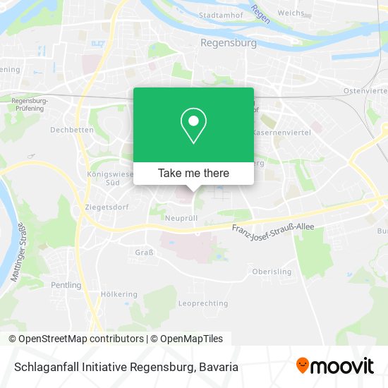 Карта Schlaganfall Initiative Regensburg