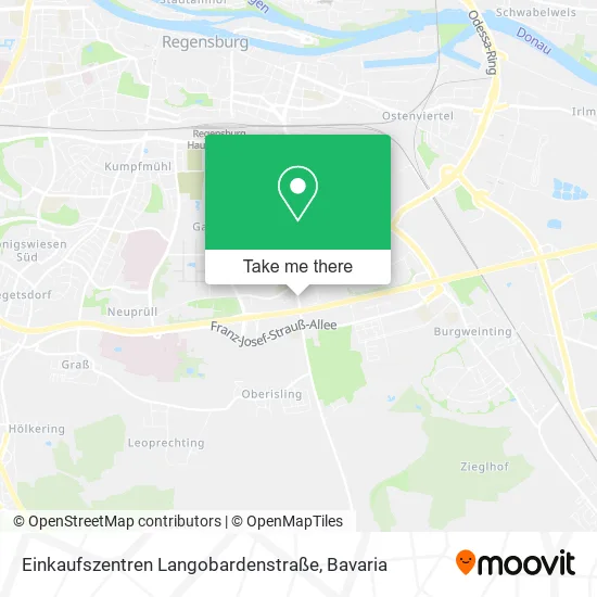 Einkaufszentren Langobardenstraße map