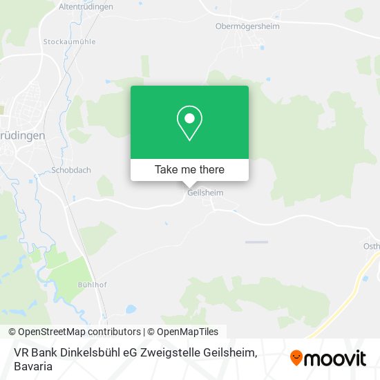 Карта VR Bank Dinkelsbühl eG Zweigstelle Geilsheim