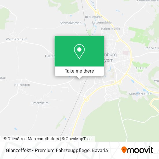 Карта Glanzeffekt - Premium Fahrzeugpflege