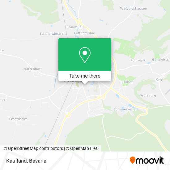 Kaufland map