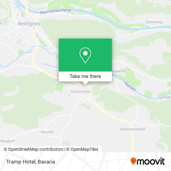 Tramp Hotel map