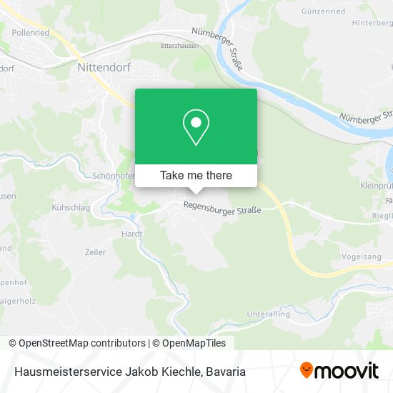 Hausmeisterservice Jakob Kiechle map