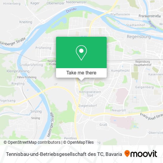 Tennisbau-und-Betriebsgesellschaft des TC map