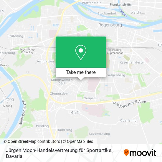 Jürgen Moch-Handelsvertretung für Sportartikel map