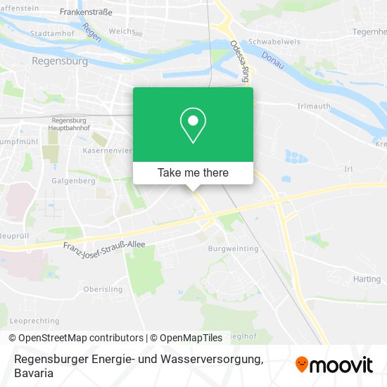 Regensburger Energie- und Wasserversorgung map