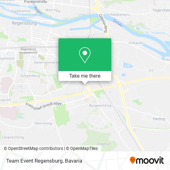 Team Event Regensburg map