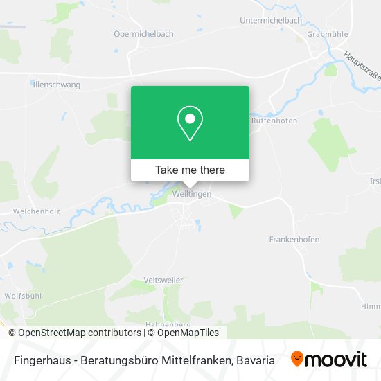 Карта Fingerhaus - Beratungsbüro Mittelfranken