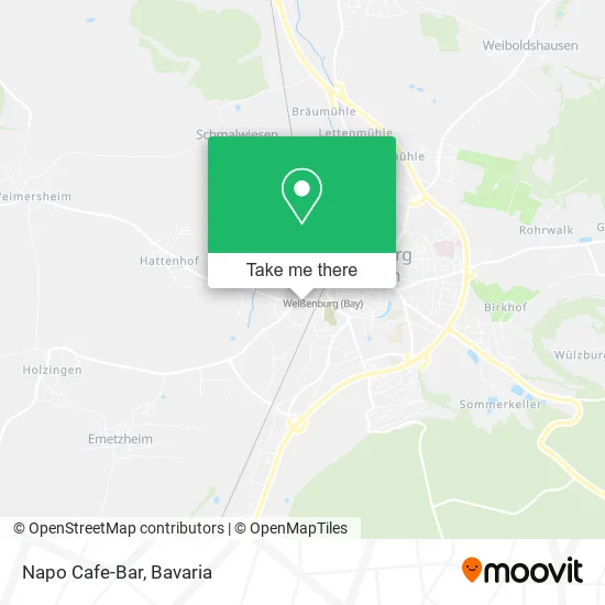 Карта Napo Cafe-Bar