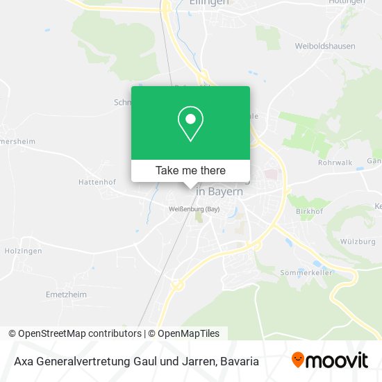 Axa Generalvertretung Gaul und Jarren map
