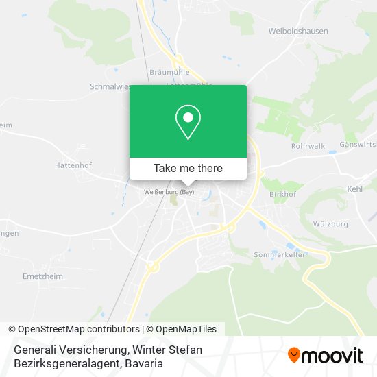 Generali Versicherung, Winter Stefan Bezirksgeneralagent map