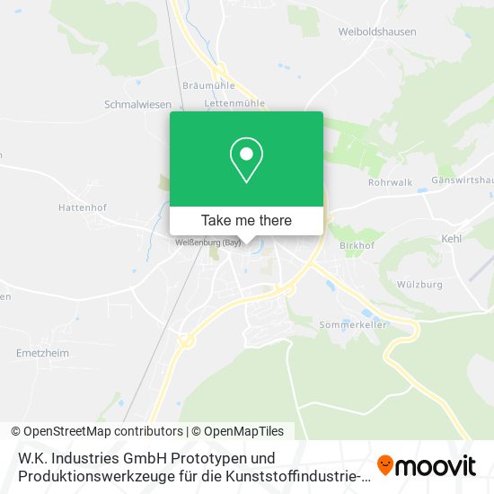 W.K. Industries GmbH Prototypen und Produktionswerkzeuge für die Kunststoffindustrie-Beratungs- und map