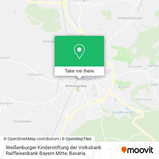 Карта Weißenburger Kinderstiftung der Volksbank Raiffeisenbank Bayern Mitte