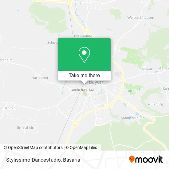 Карта Stylissimo Dancestudio