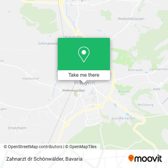 Карта Zahnarzt dr Schönwälder