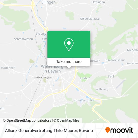 Allianz Generalvertretung Thilo Maurer map