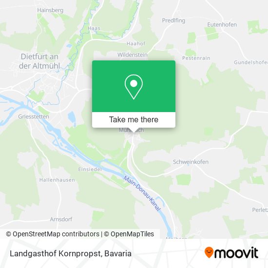 Landgasthof Kornpropst map