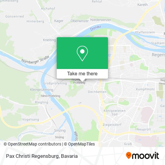 Pax Christi Regensburg map