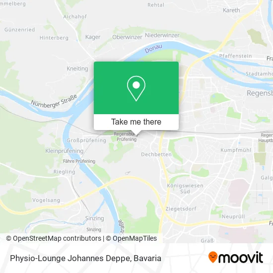 Карта Physio-Lounge Johannes Deppe