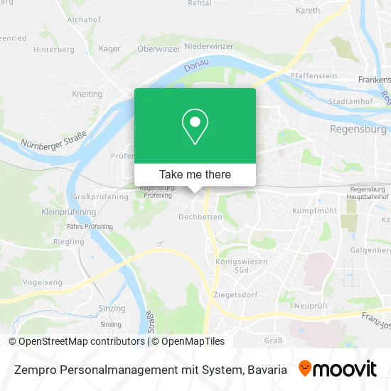 Карта Zempro Personalmanagement mit System