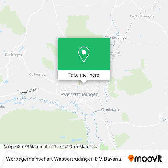 Werbegemeinschaft Wassertrüdingen E V map