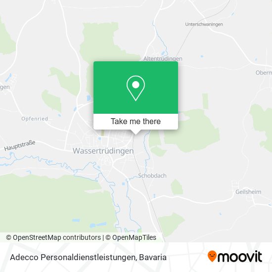 Adecco Personaldienstleistungen map