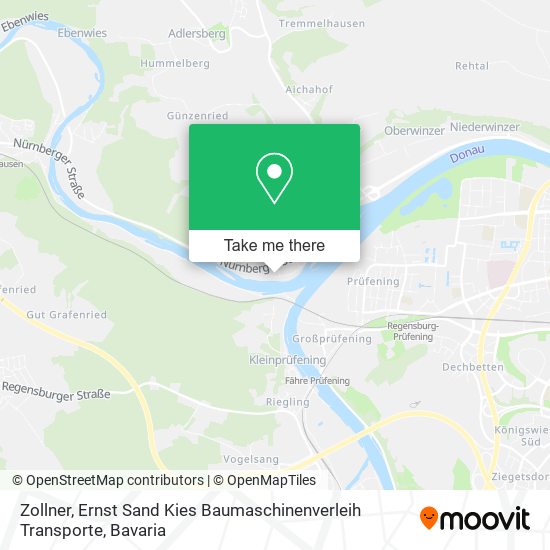 Zollner, Ernst Sand Kies Baumaschinenverleih Transporte map