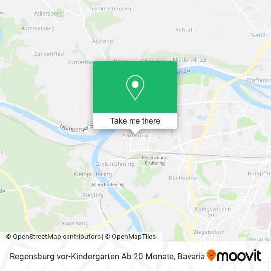 Regensburg vor-Kindergarten Ab 20 Monate map