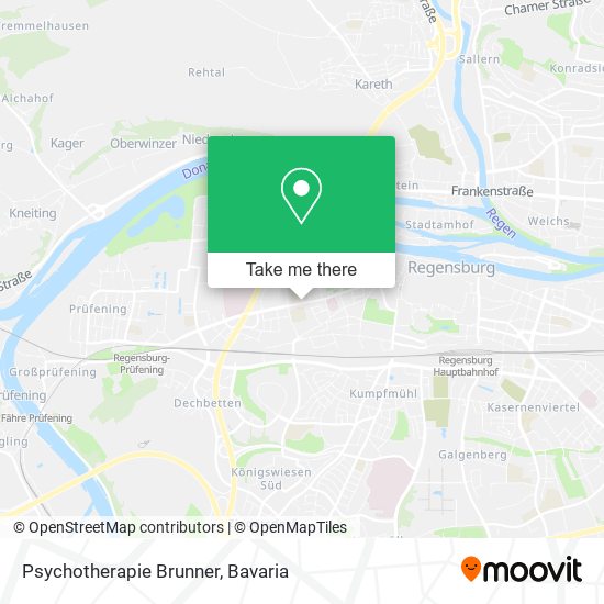 Psychotherapie Brunner map