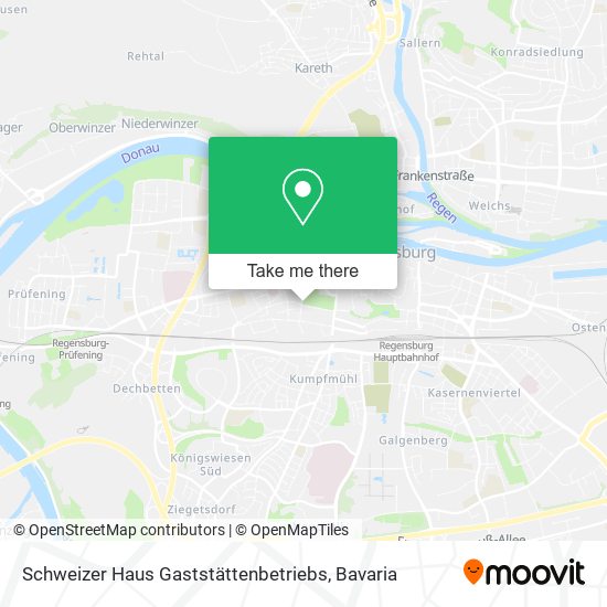 Карта Schweizer Haus Gaststättenbetriebs