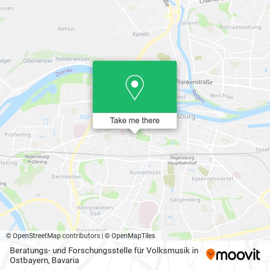 Beratungs- und Forschungsstelle für Volksmusik in Ostbayern map